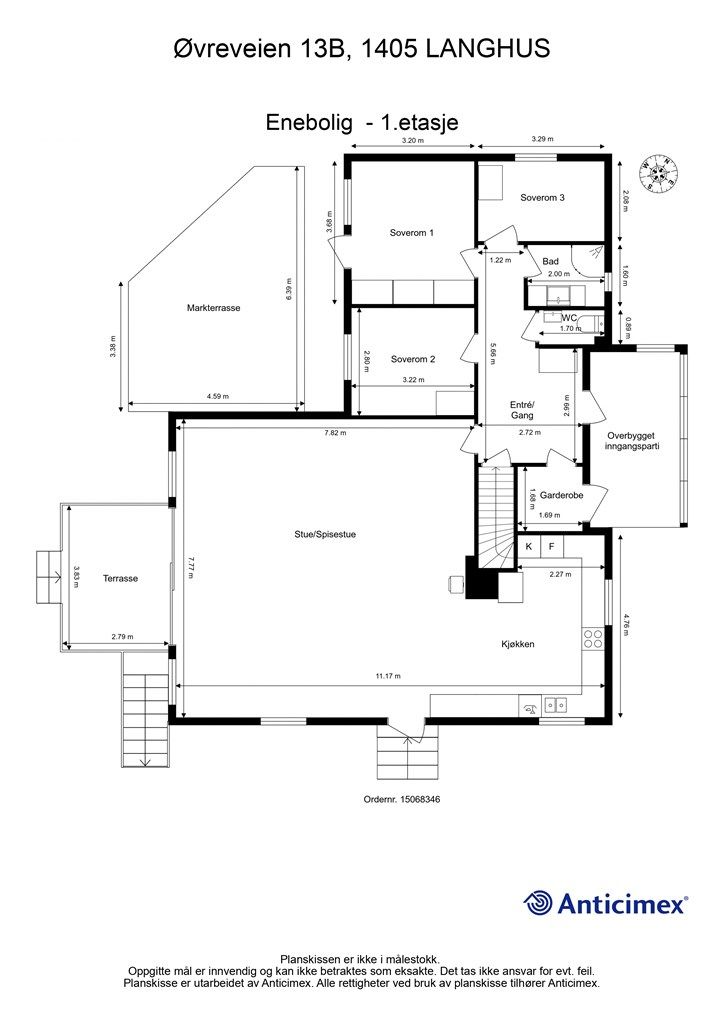 Plantegning - 1. etasje