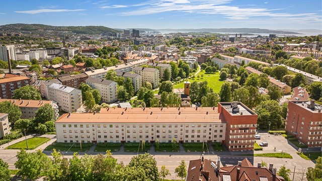Et attraktivt og sentralt boligområde med alt du trenger i nærheten.
