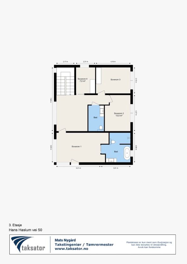 Plantegning - 2.etasje