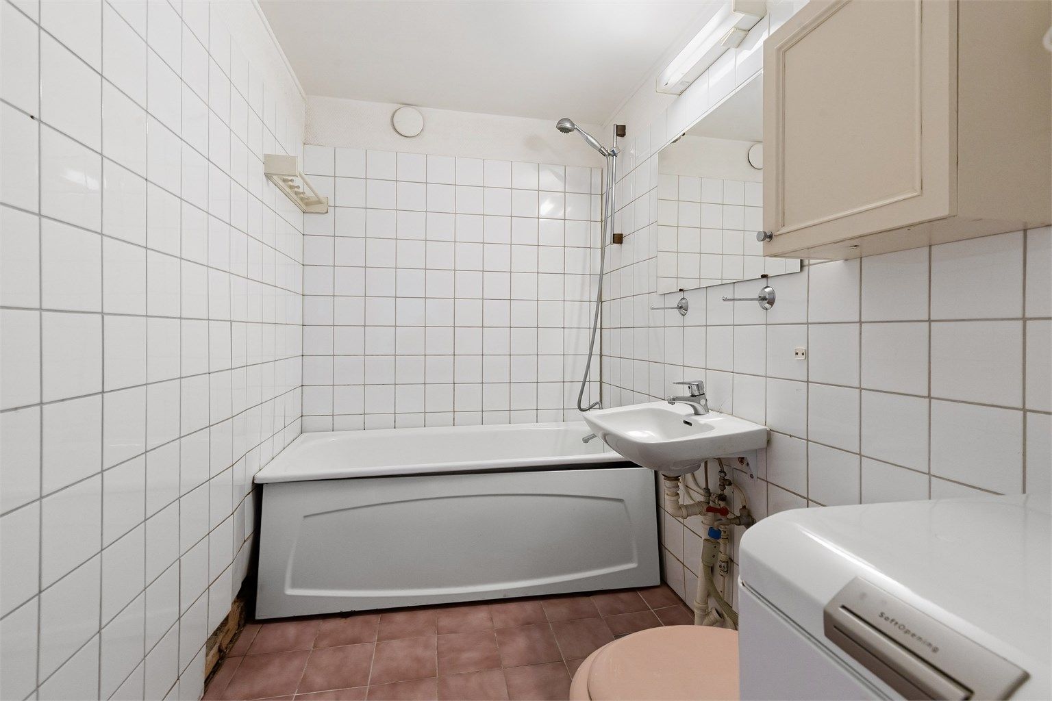 Baderom med badekar