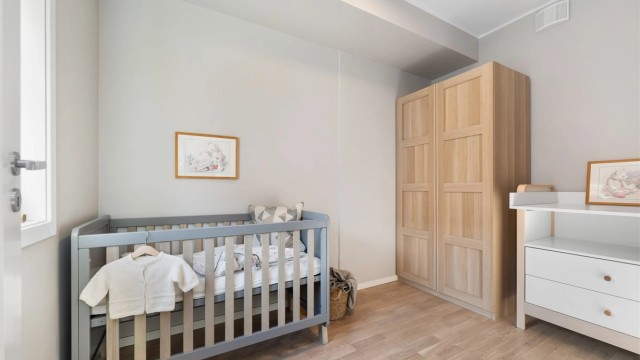 Leilighetens andre soverom, perfekt som barnerom eller gjesterom