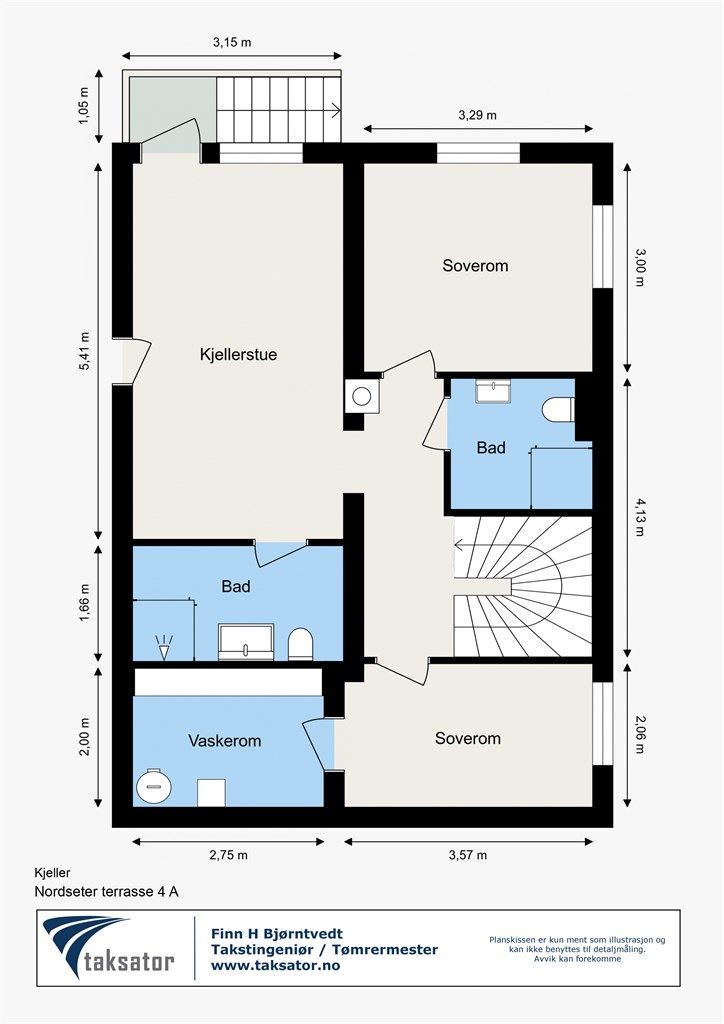 Plantegning - Kjeller
