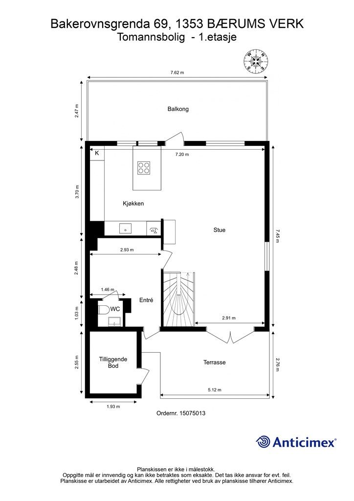 Plantegning 1. etasje