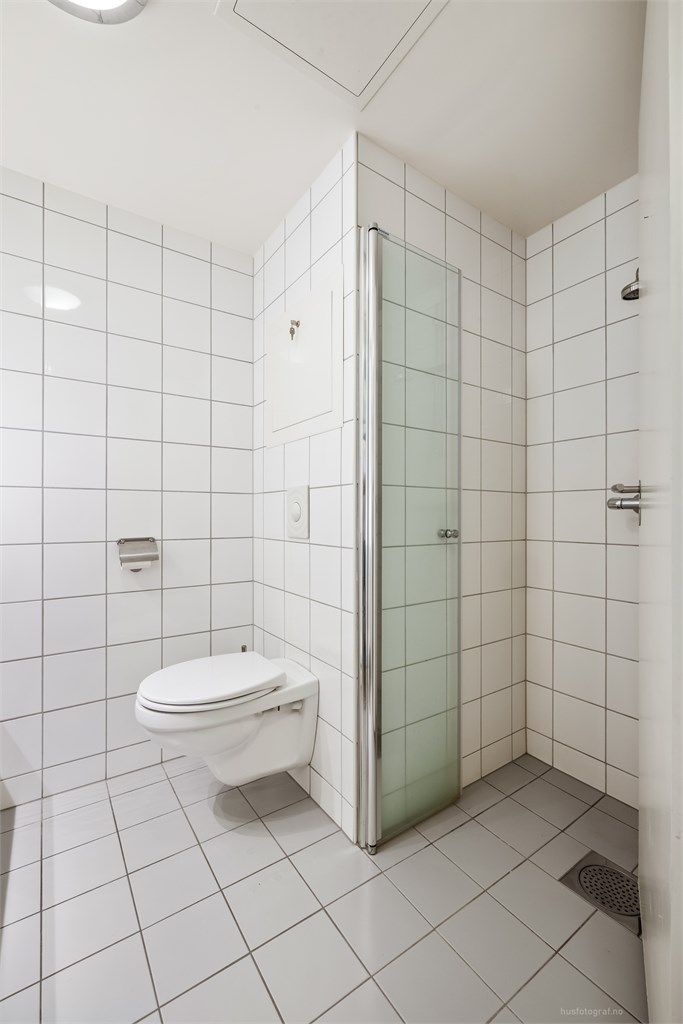 Badet har gulvvarme.