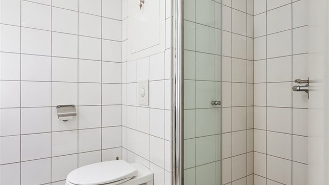 Badet har gulvvarme.