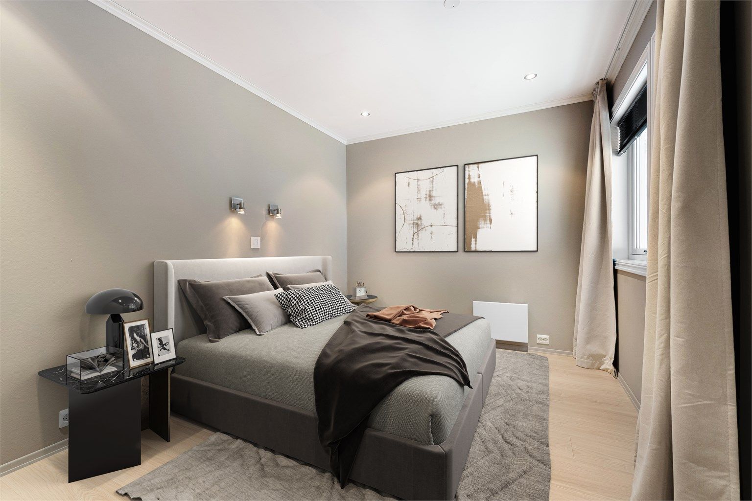 Hovedsoverom - bildet er digitalt stylet