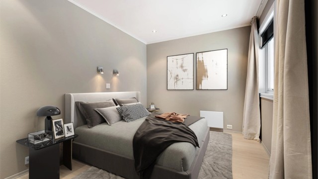 Hovedsoverom - bildet er digitalt stylet