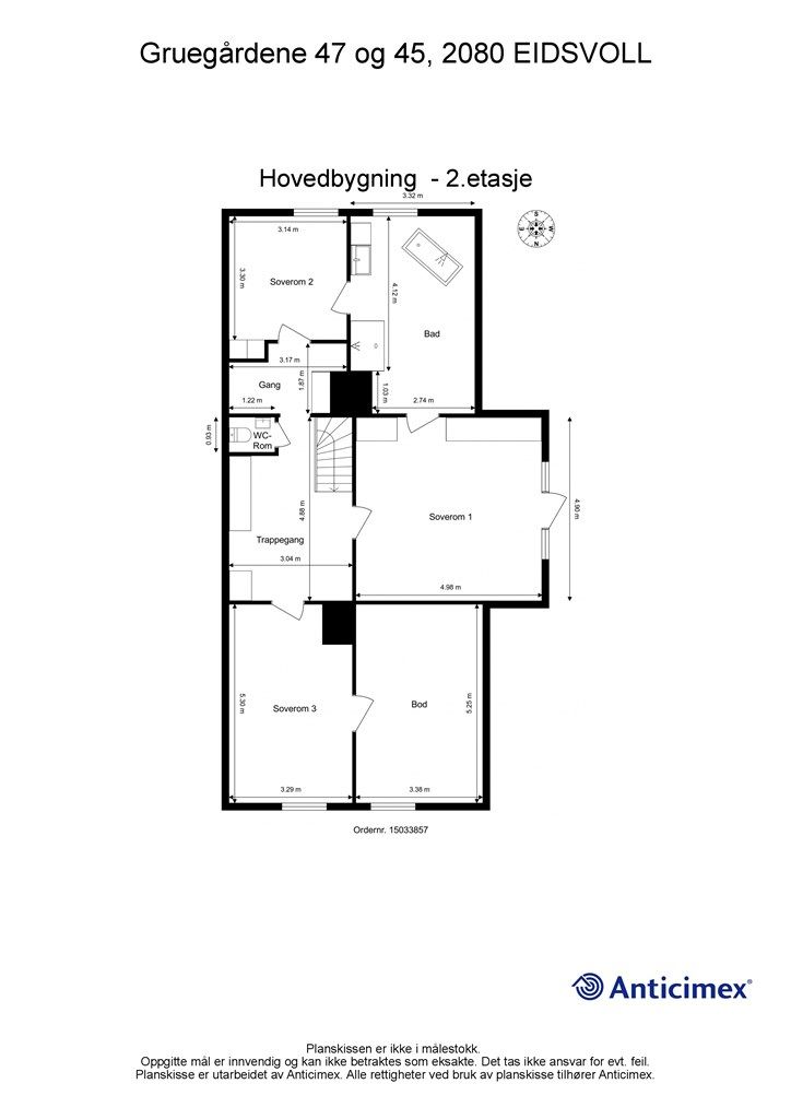 Plantegning 2.etasje