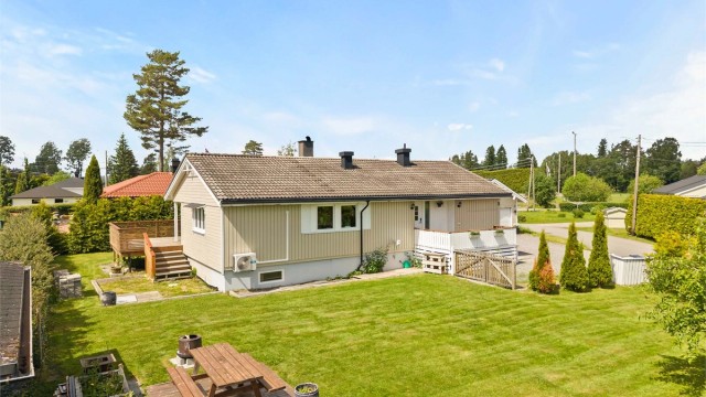 Velkommen til denne eneboligen på Fenstad!
Foto: Anders Botnmark