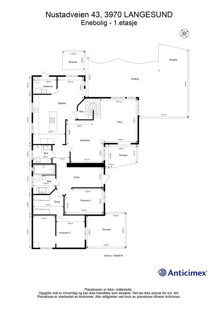 Plantegning 1. etasje