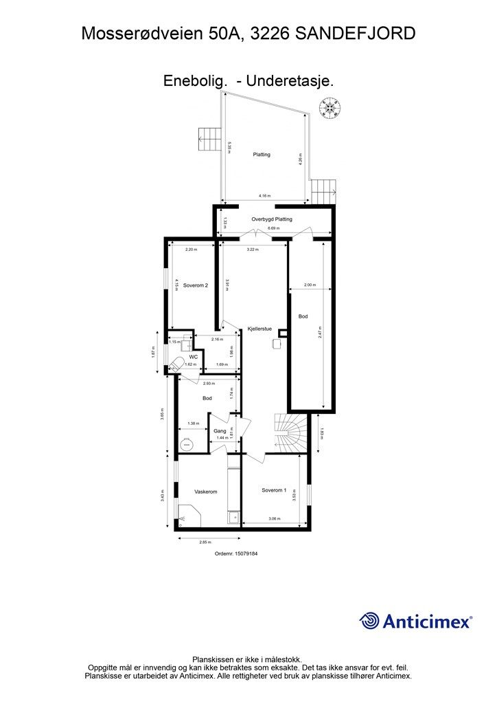 Plantegning underetasje