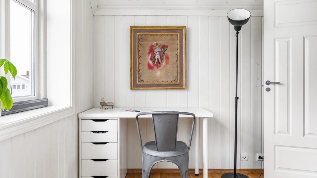 Soverommene er alle av gode størrelser som for barna innebærer mye plass til lek og opphold i egne omgivelser.