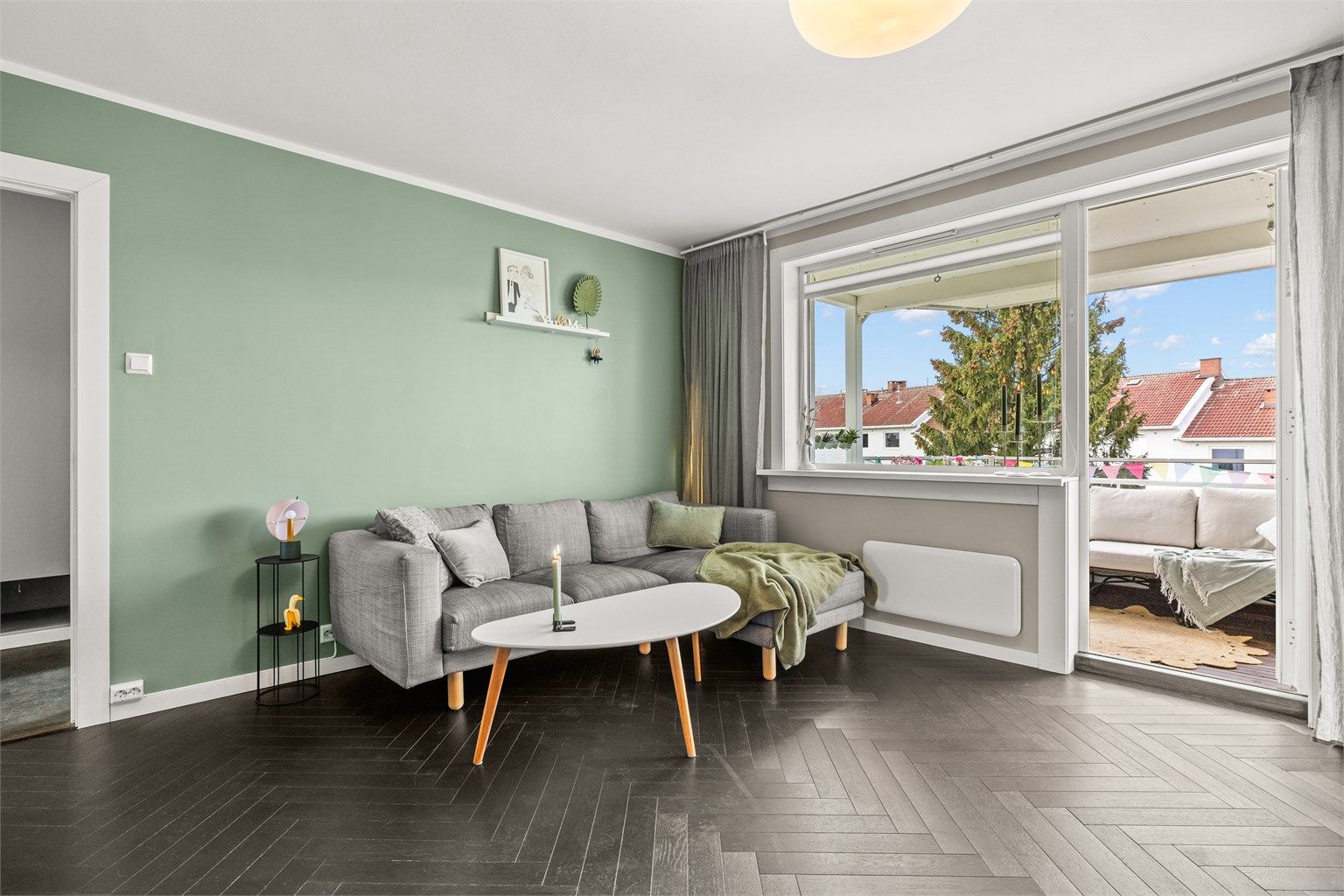 Leiligheten er vesentlig oppusset de siste årene