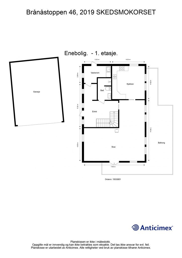 Plantegning 1. etasje
