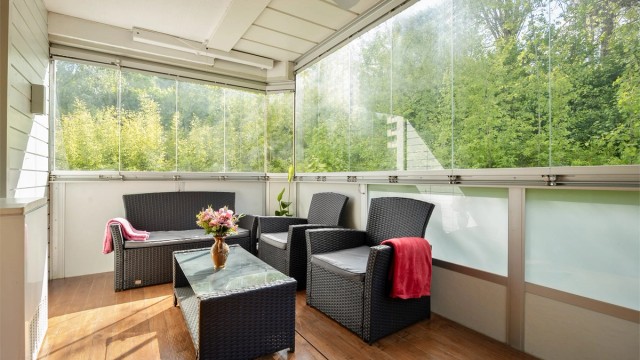 Dette er en usjenert 4-roms endeleilighet i en høy første etasje.
Foto: Stine Prøitz Jørgensen