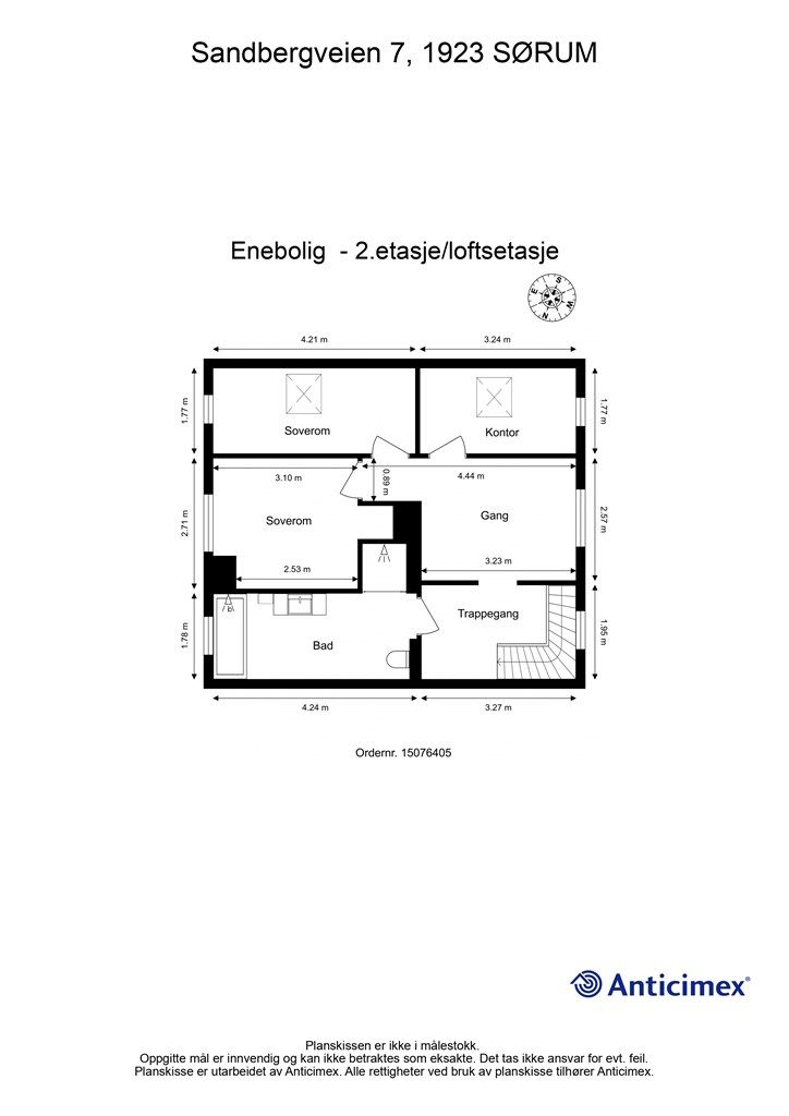 Plantegning 2. etasje