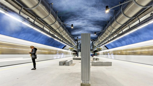 Løren t-banestasjon - linje 4 - Vestli-Storo-Majorstua-Helsfyr-Bergkrystallen