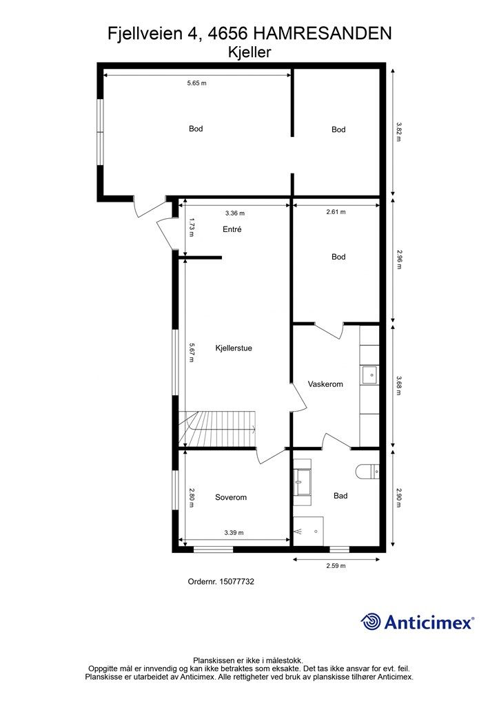 Plantegning-Kjeller/Underetasje