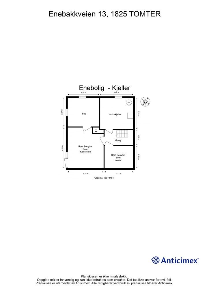 Plantegning u. etasje