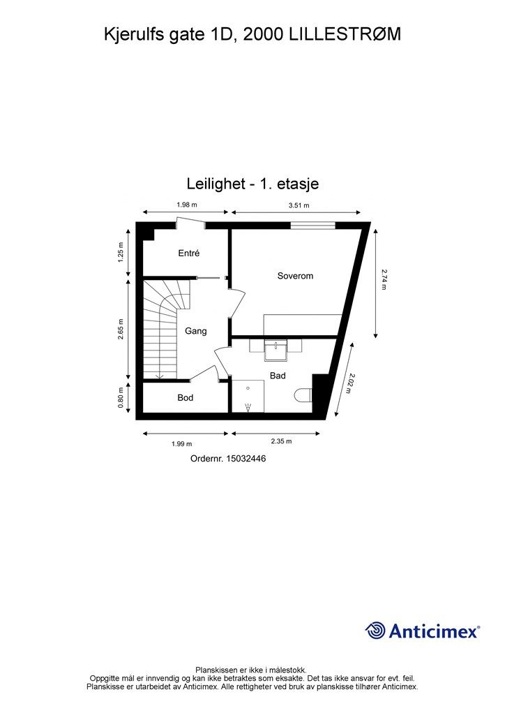 Plantegning 1. Etasje