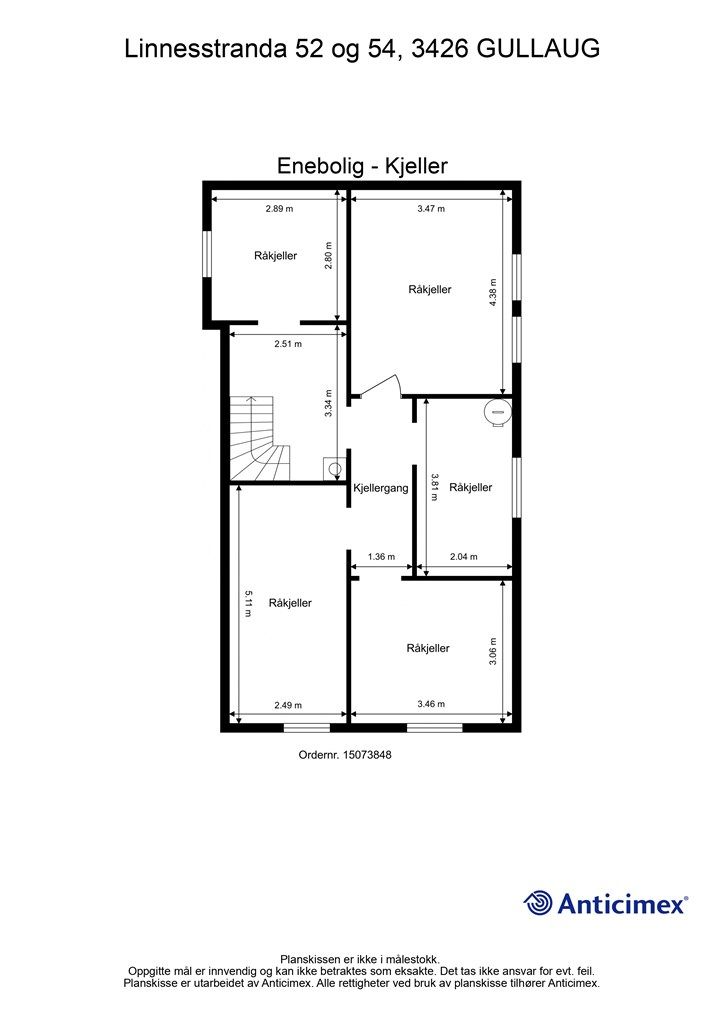 Plantegning - Kjeller