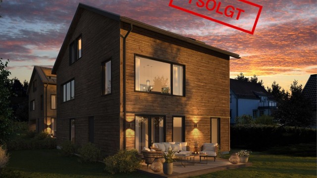 3 D illustrasjon fasade HUS 1 (avvik må påregnes).