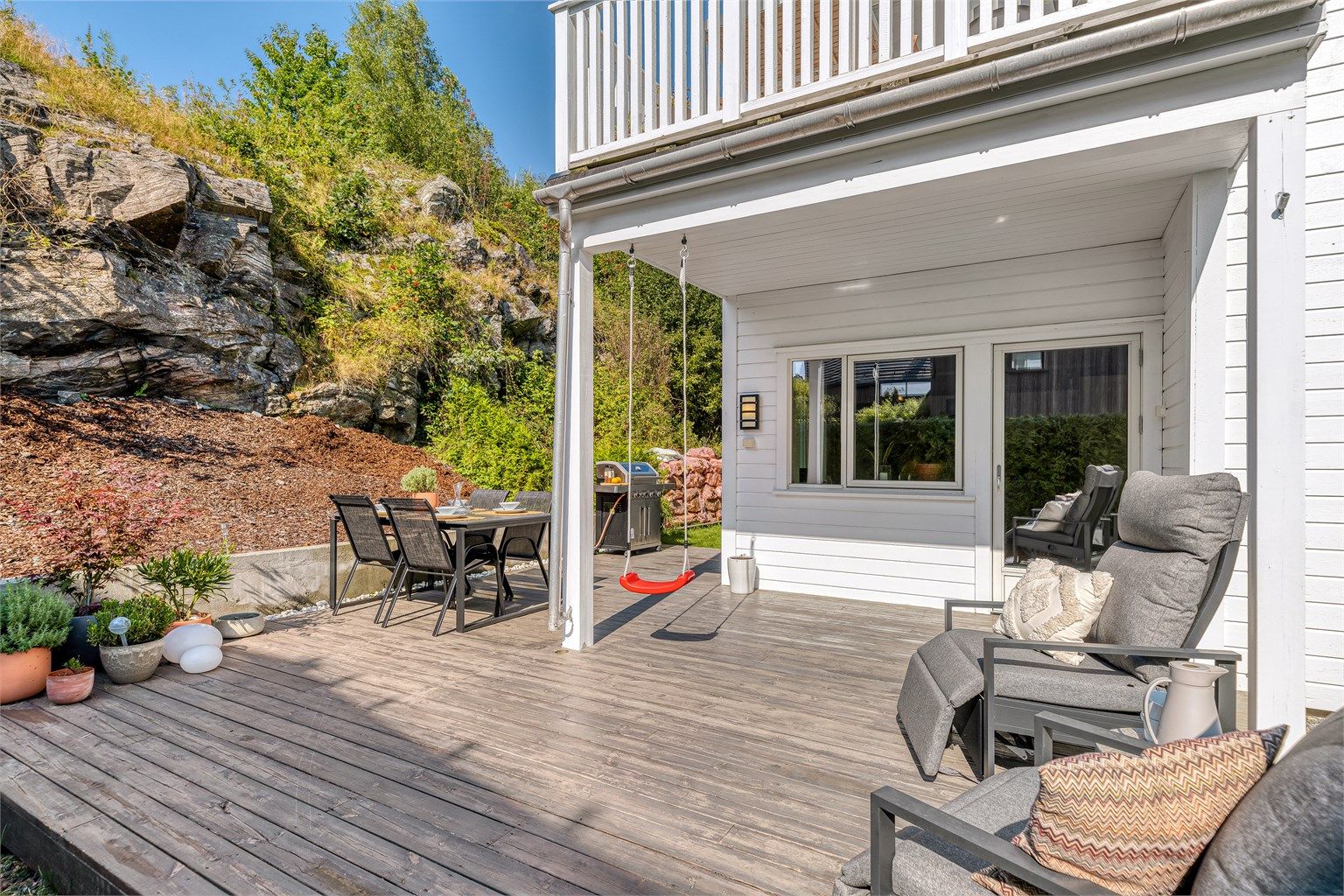 Videre går vi inn i boligen igjen. 