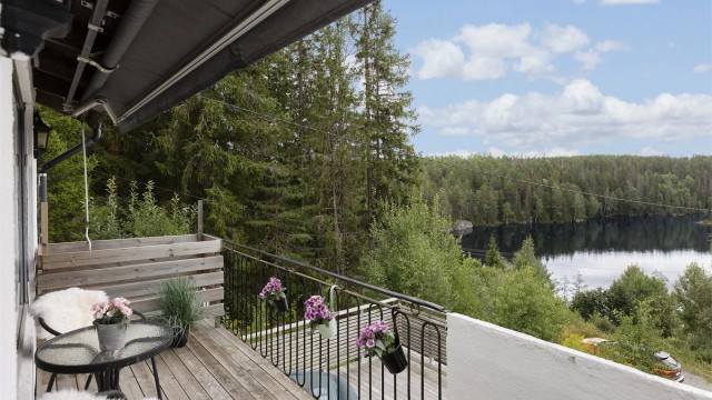 Nydelig utsikt mot Bråtatjern!