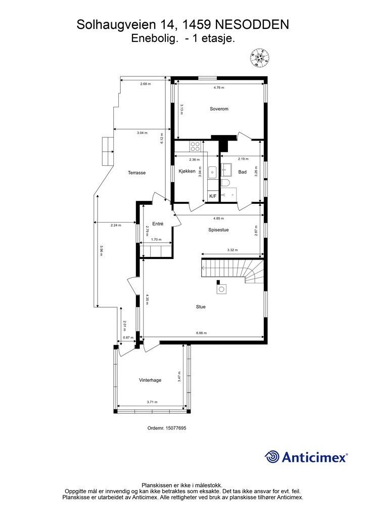 Plantegning 1. etasje