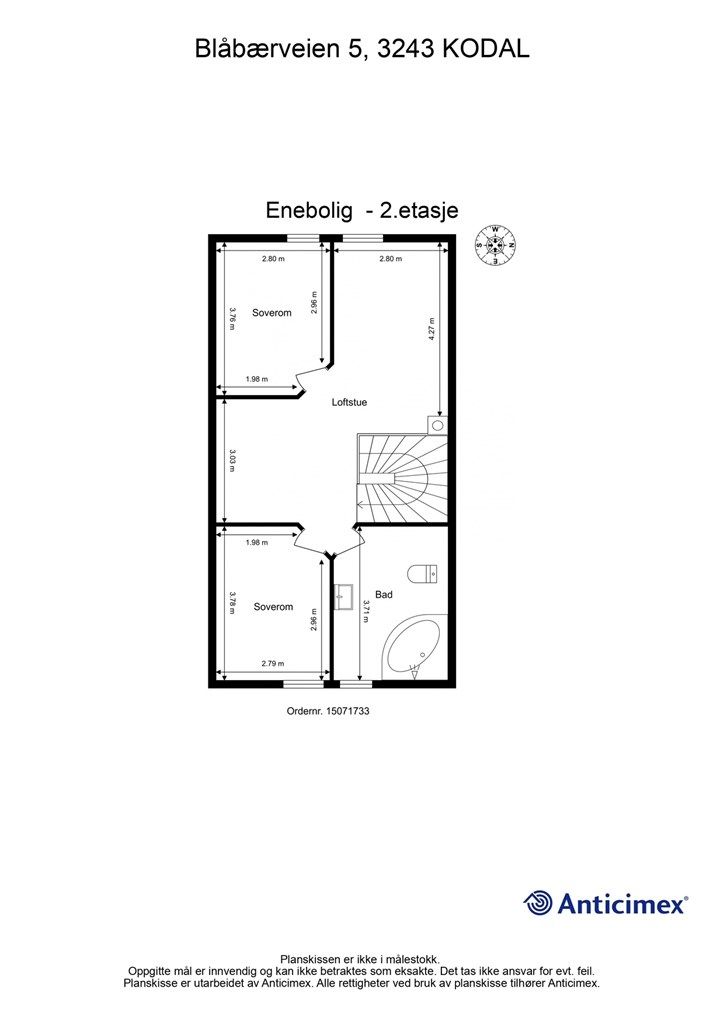 Plantegning 2.etasje
