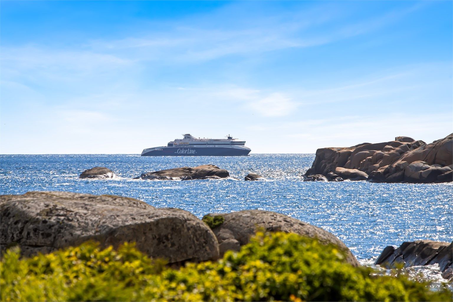 Fantastisk utsikt til sjøen.