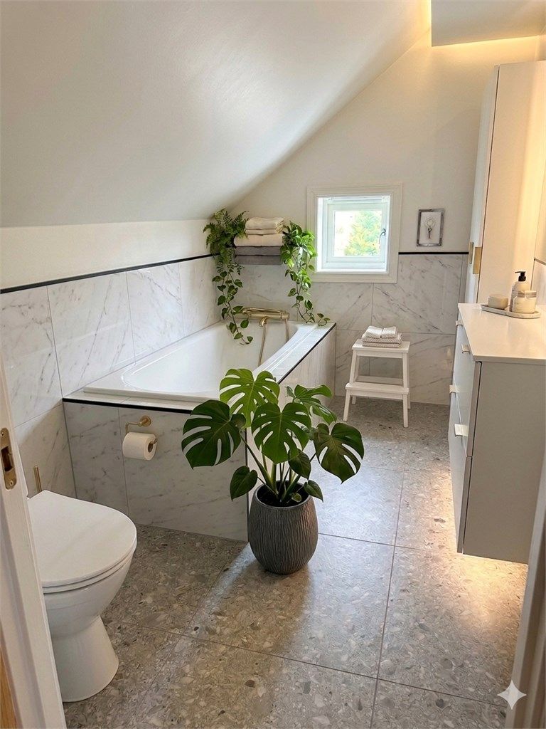 Inspirasjonsbilde bad laget via AI