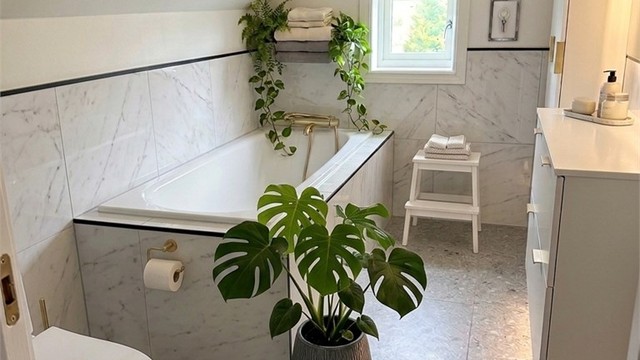 Inspirasjonsbilde bad laget via AI