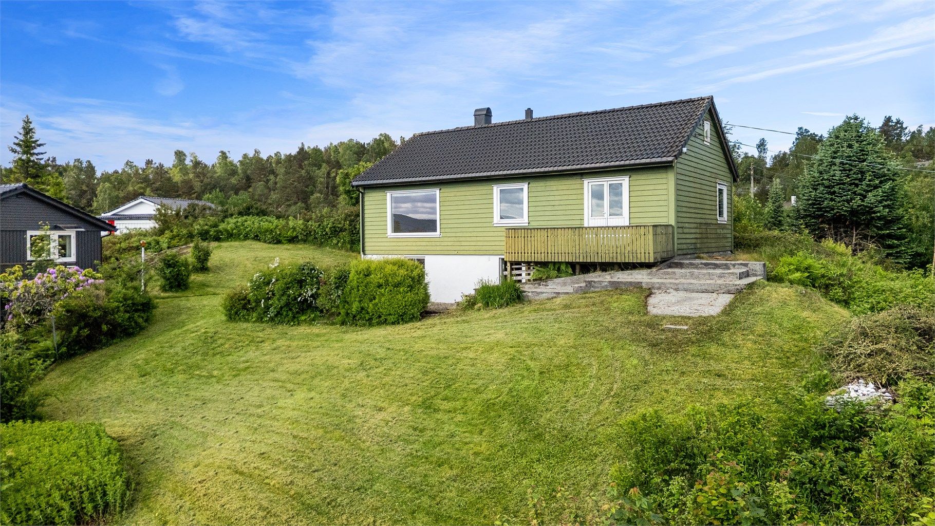 Enebolig på en nydelig utsiktstomt med stort potensial og utbedringsbehov
Foto: XBolig
