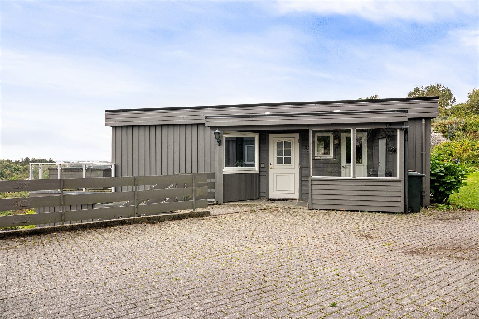 Inngangspartiet. 