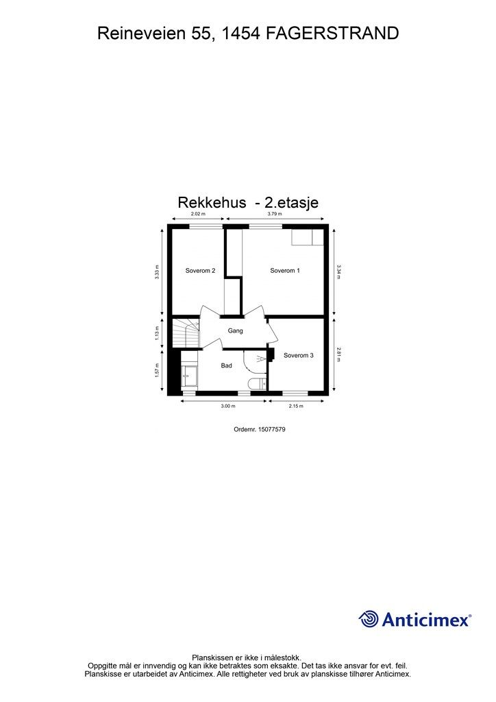 Plantegning 2. etasje