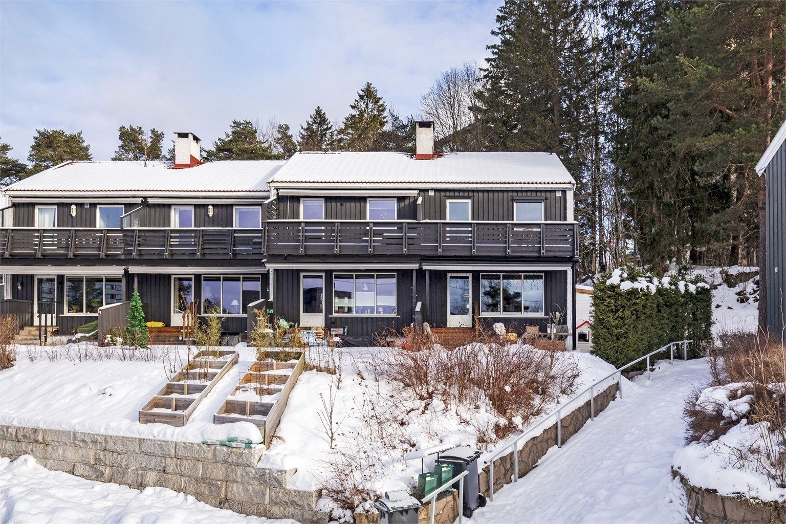 Familieidyll i Folke Bernadottes vei