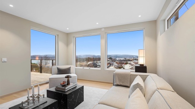 Sofagruppe med utsikt