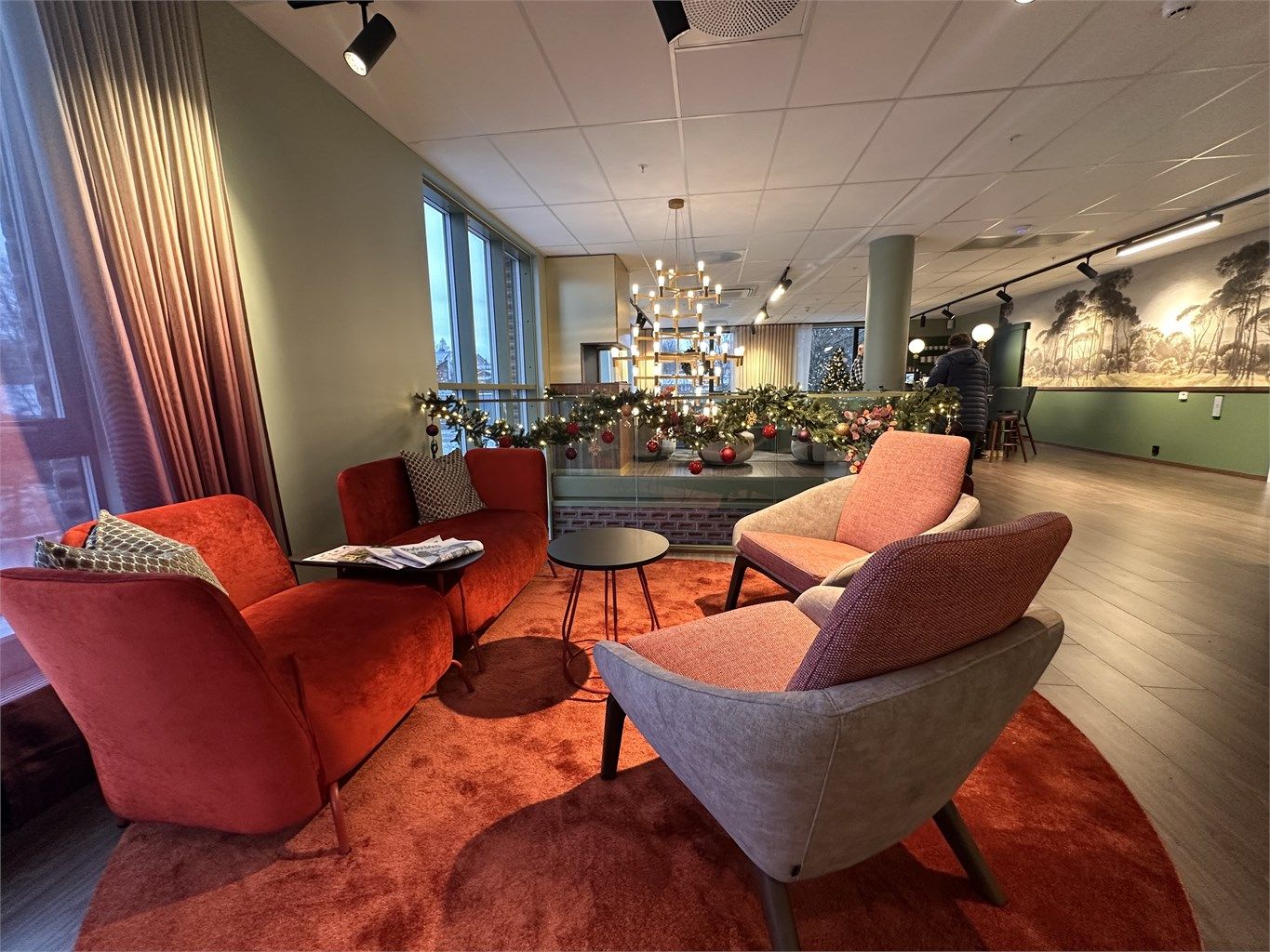 Lounge, resepsjon og fellesområde