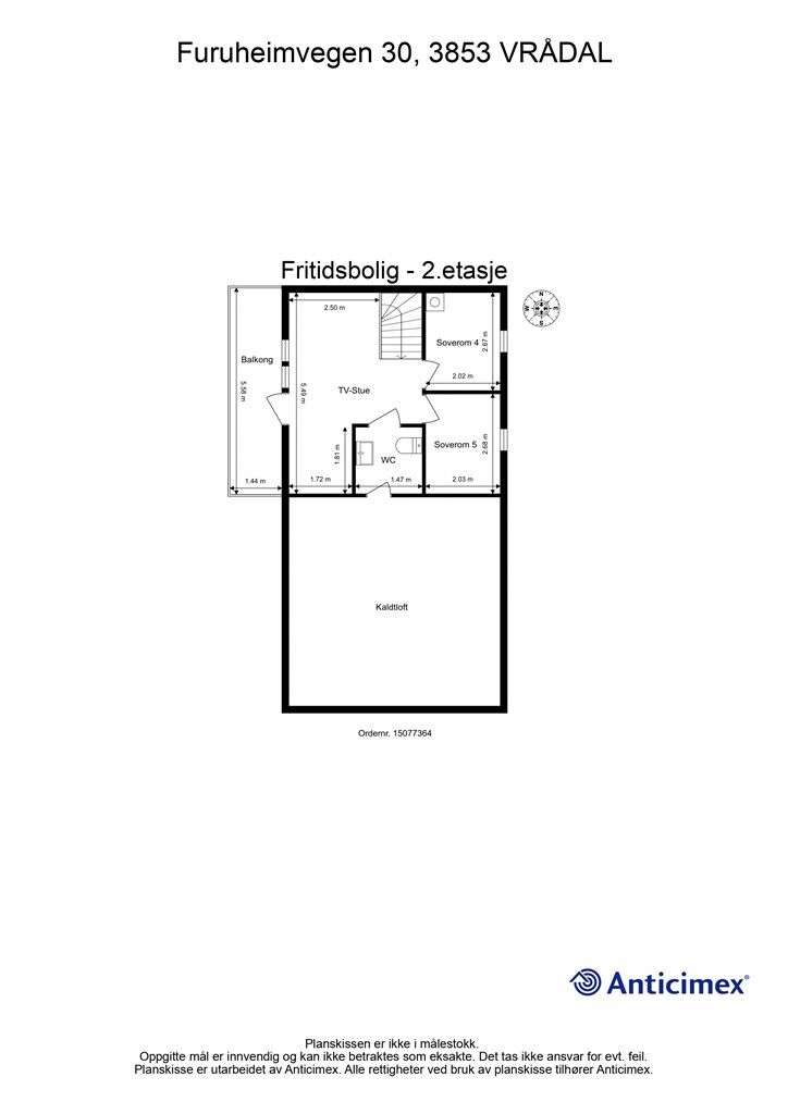 Plantegning 2. etasje