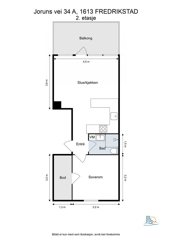 Veiledende planskisse.