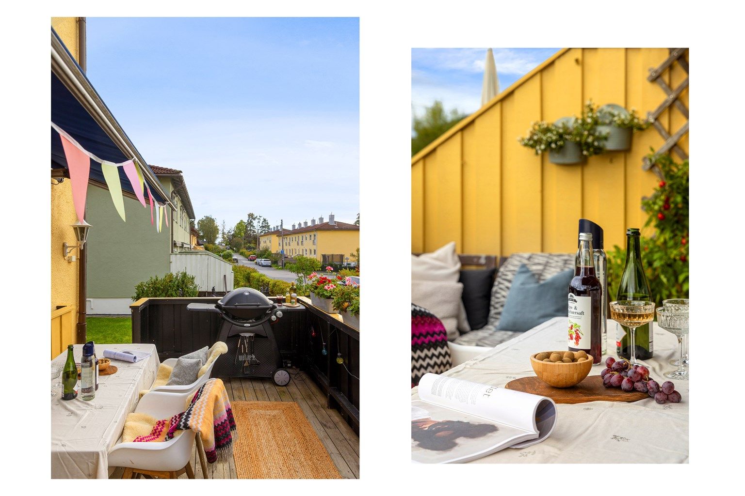 Perfekte omgivelser for familien. Grillmesteren, to og firbente vil alle finne sin favorittsone utendørs