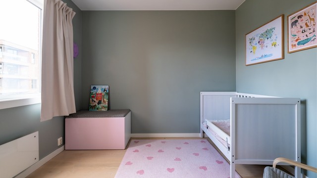 Det tredje soverommet egner seg godt som et gjesterom, barnerom eller kontor.