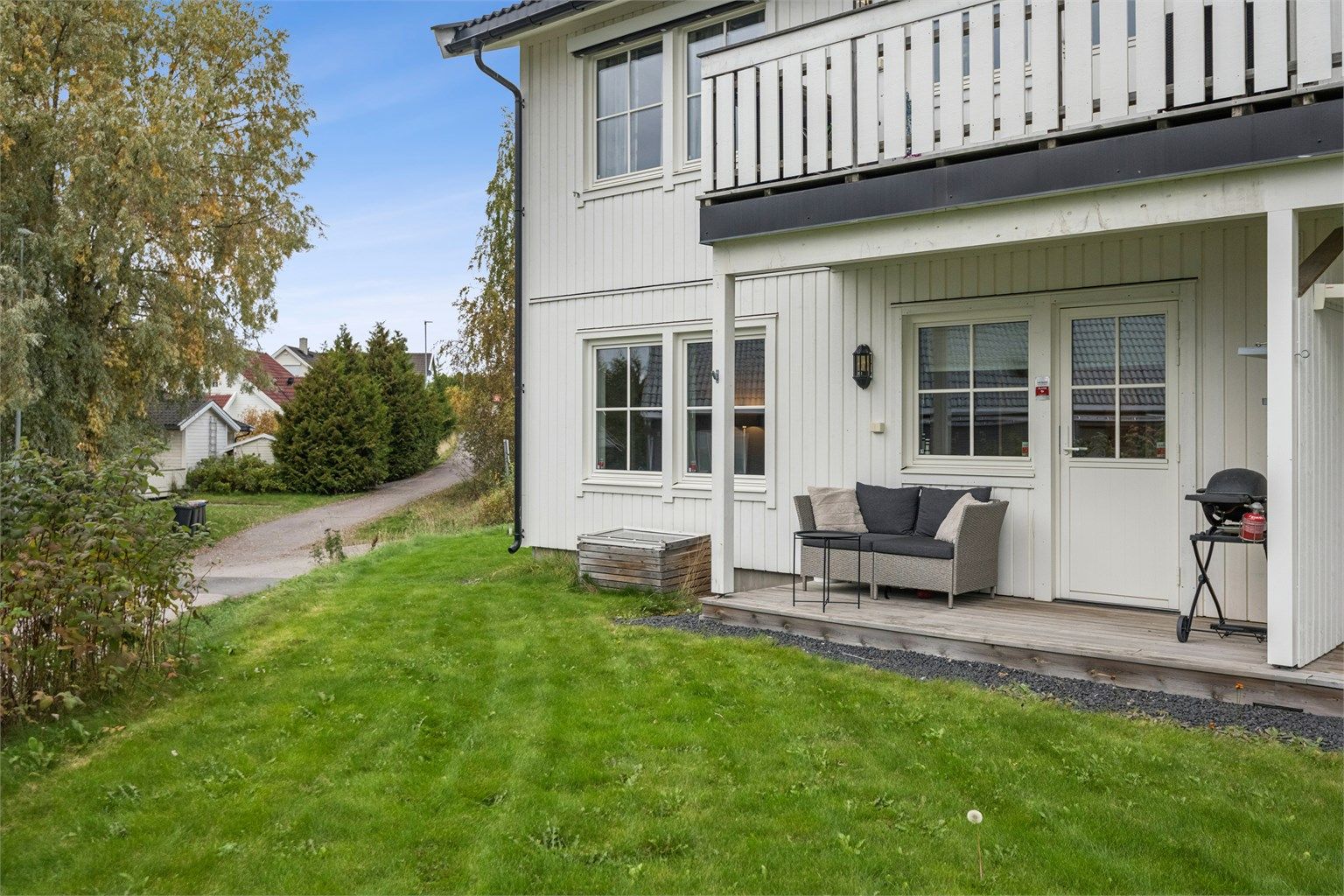 Her kan du nyte ettermiddags- og kveldssolen på fine dager.