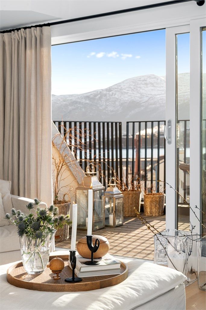 Fra stuen til terrassen 
