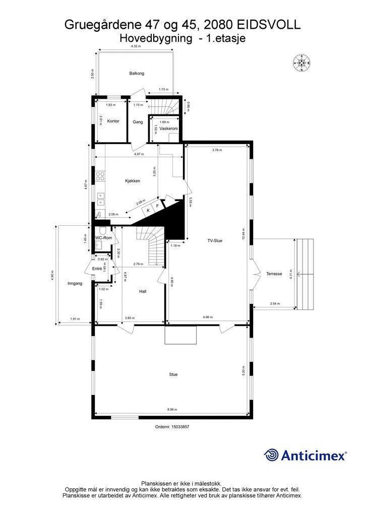Plantegning 1.etasje