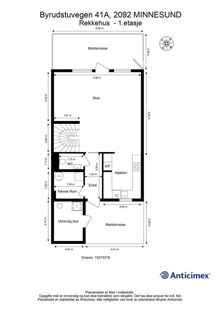 Plantegning - 1.etasje