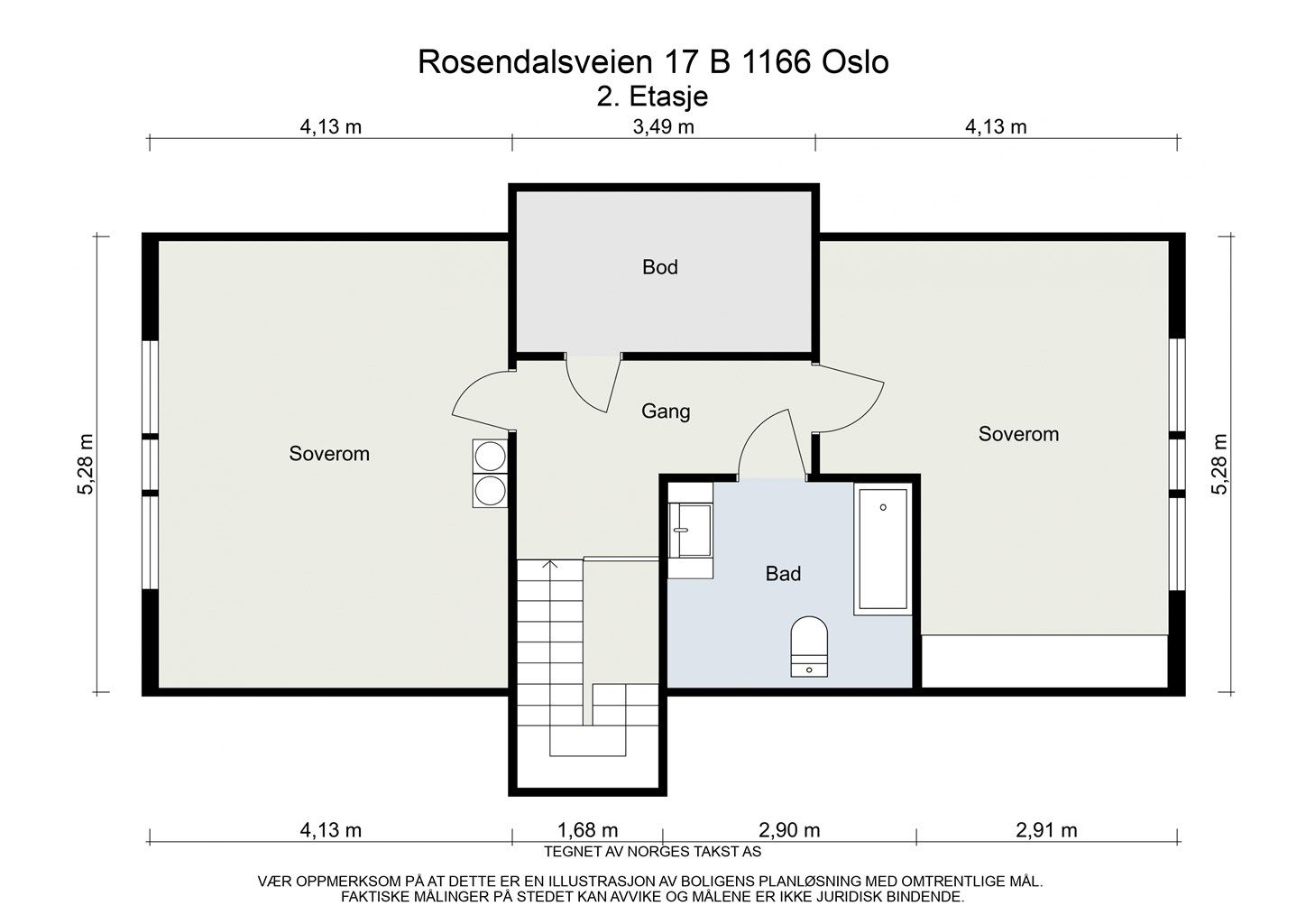 Plantegning 2. etasje
