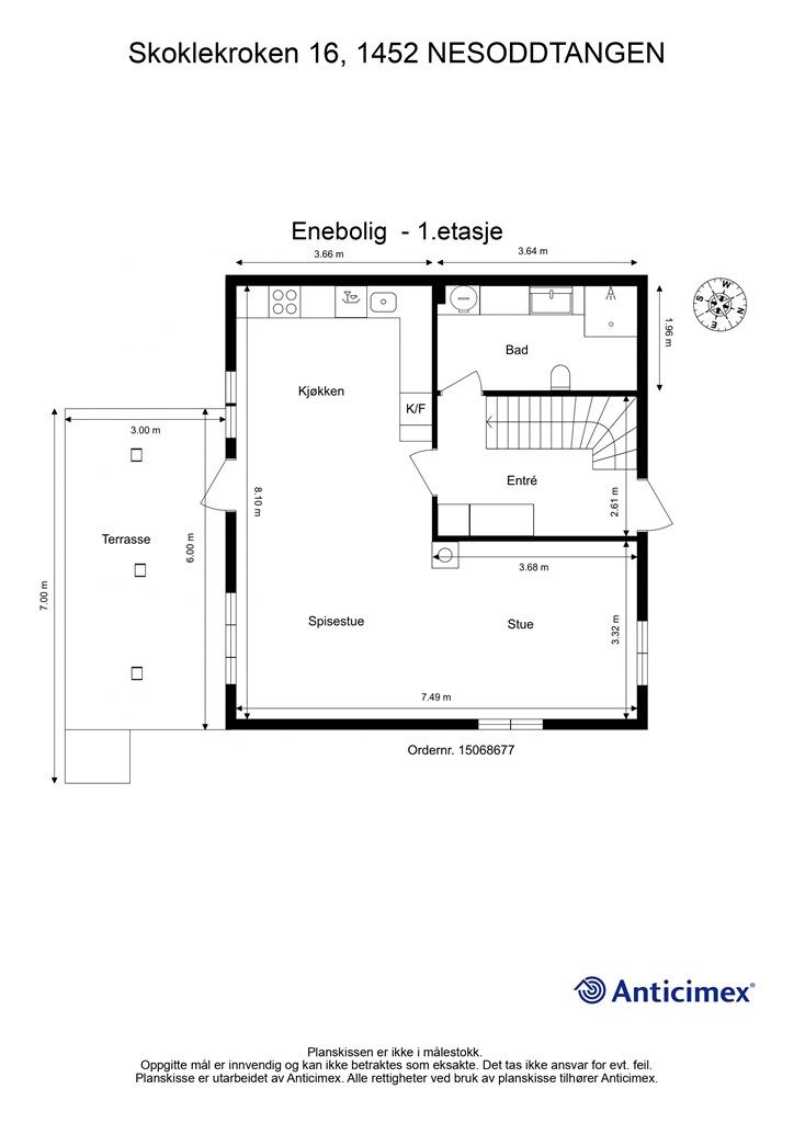 Plantegning 1. etasje