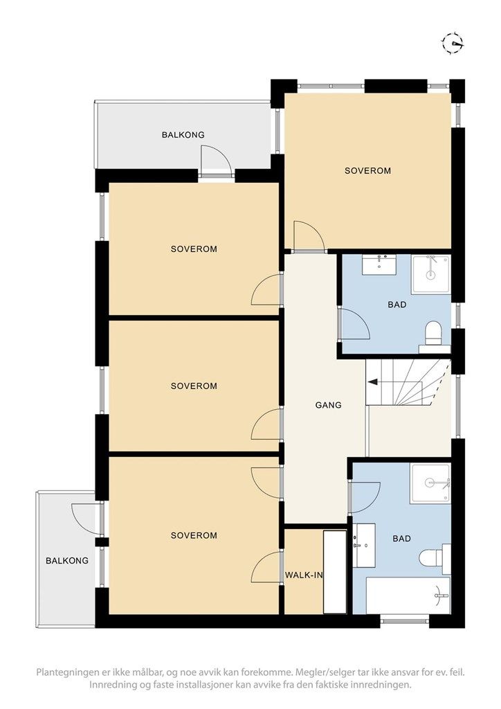 Plantegning - 2. etasje